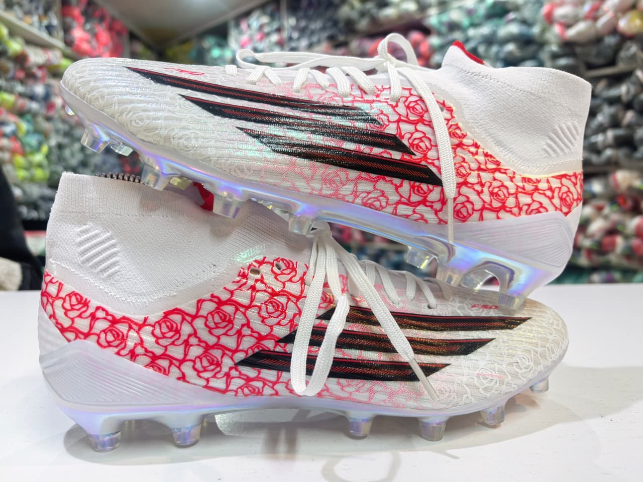 Adidas F50 Rose Print Football Boots